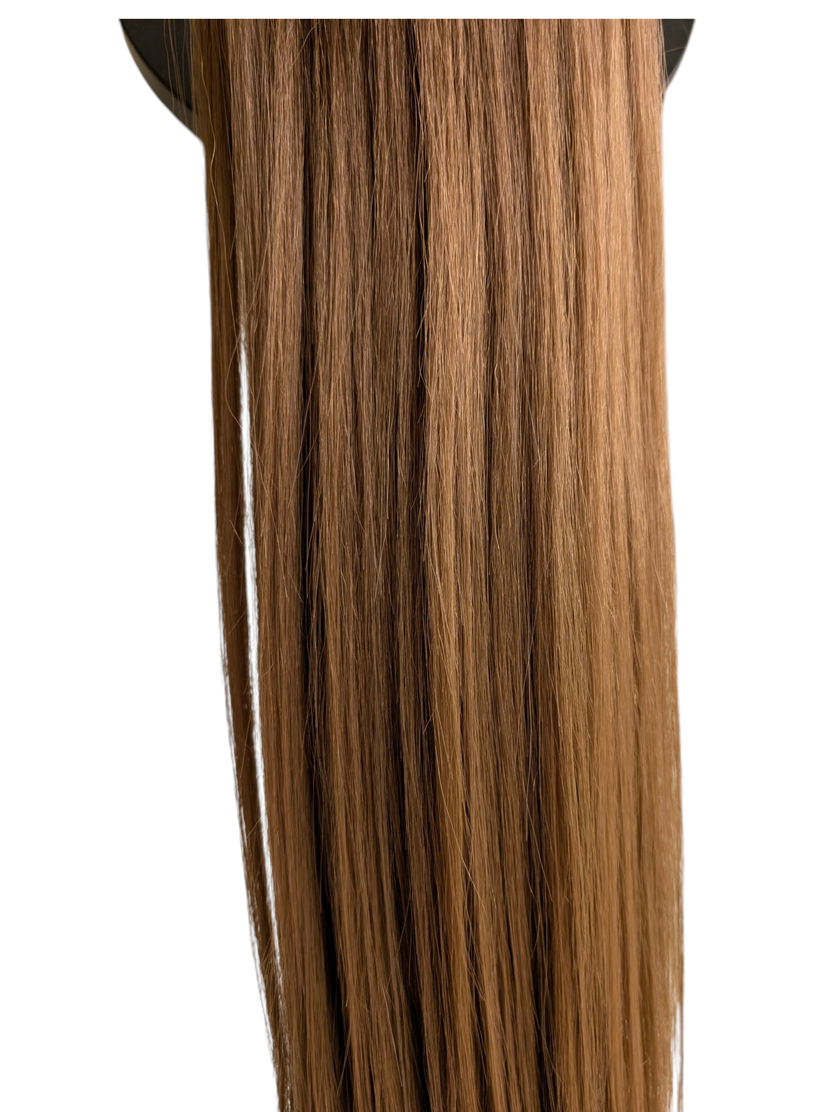 Prisegama plaukų uodega rudos spalvos 71 cm, 138 g. 10 nr. (Premium Futura pluoštas)
