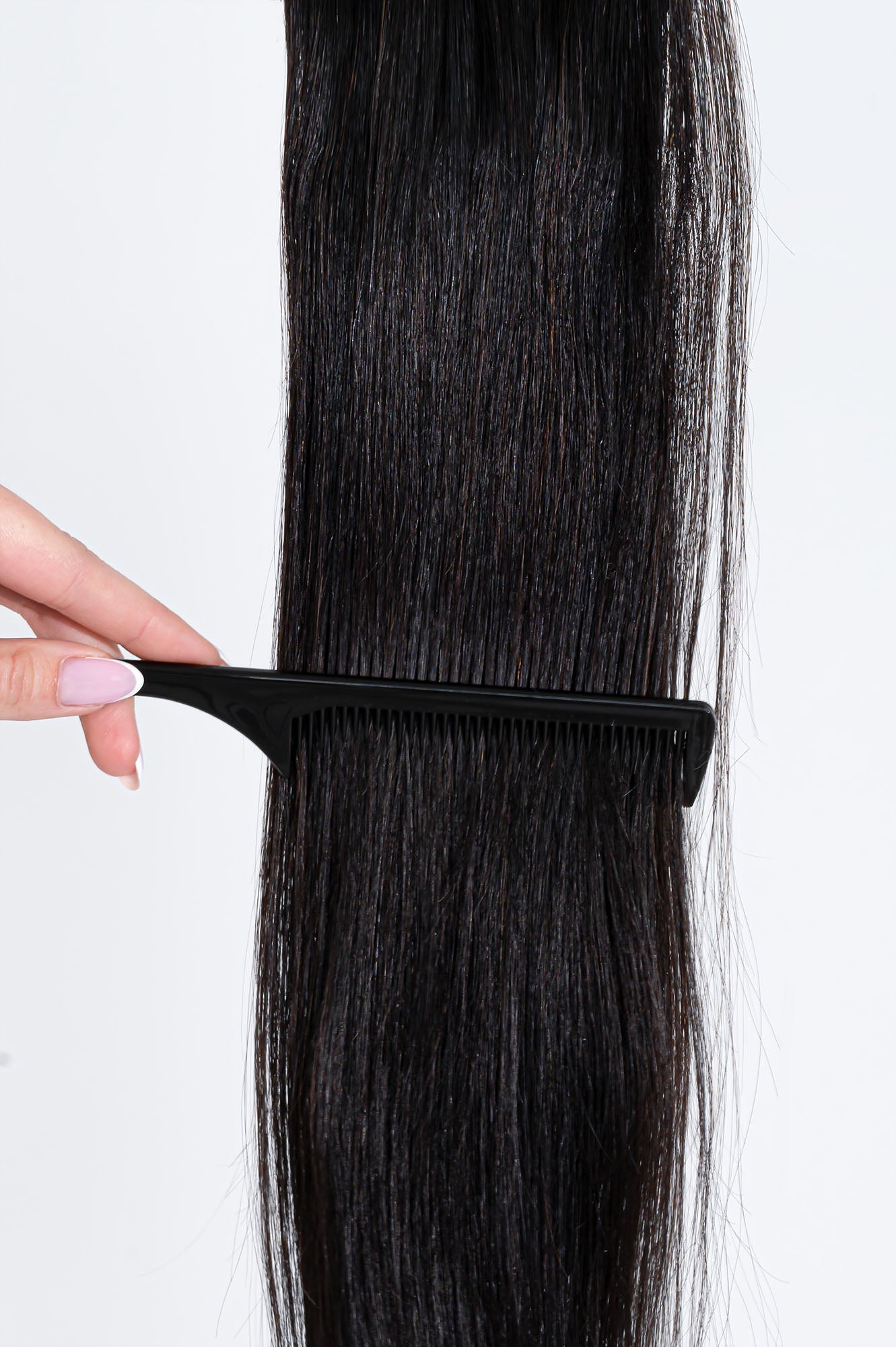 Natūralių plaukų prisegama uodega – kasa, 40 cm, 65 g