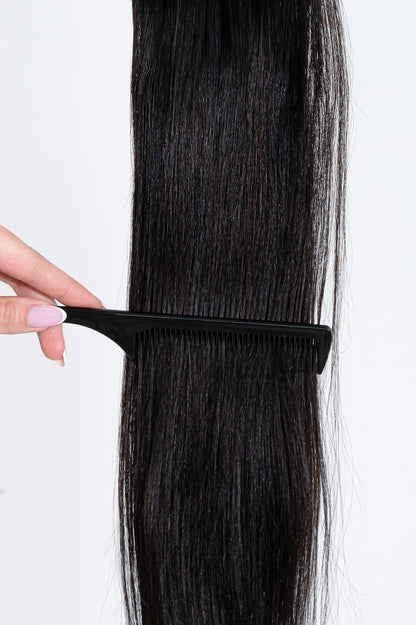 Natūralių plaukų prisegama uodega – kasa, 40 cm, 65 g