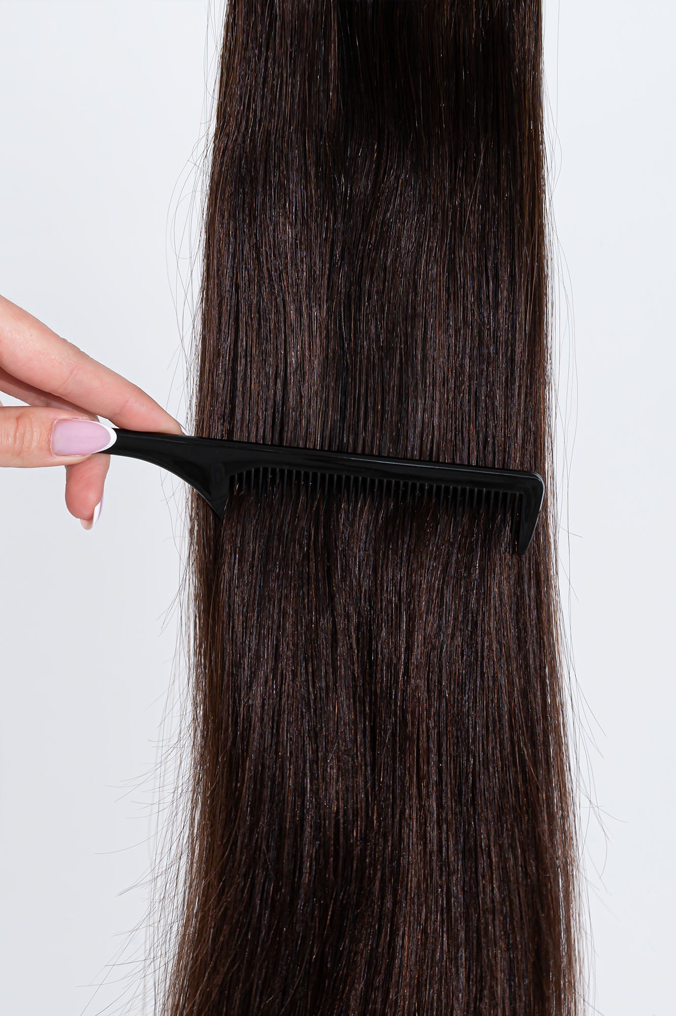 Natūralių plaukų prisegama uodega – kasa, 40 cm, 65 g