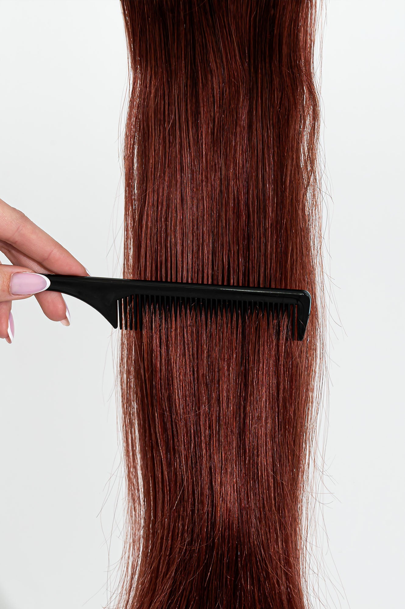 Natūralių plaukų prisegama uodega – kasa, 40 cm, 65 g