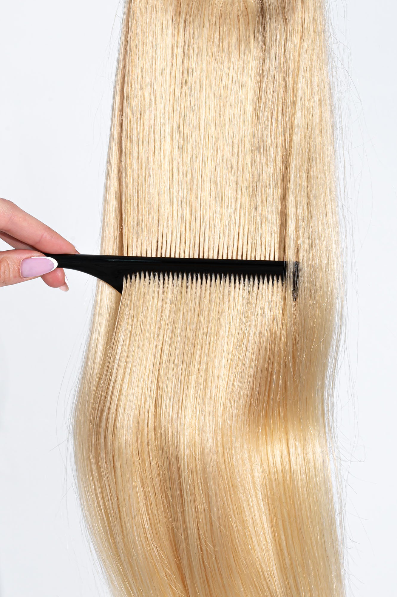 Natūralių plaukų prisegama uodega – kasa, 40 cm, 65 g