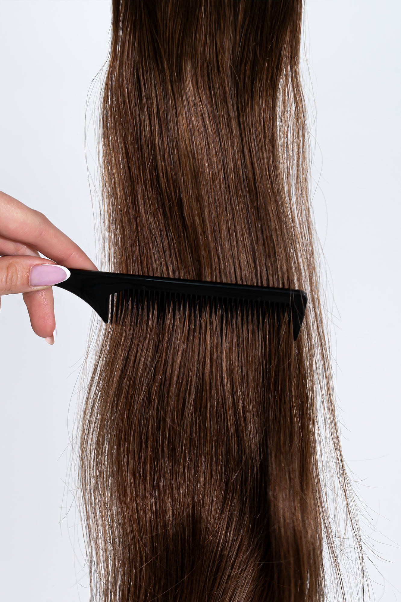 Natūralių plaukų prisegama uodega – kasa, 40 cm, 65 g