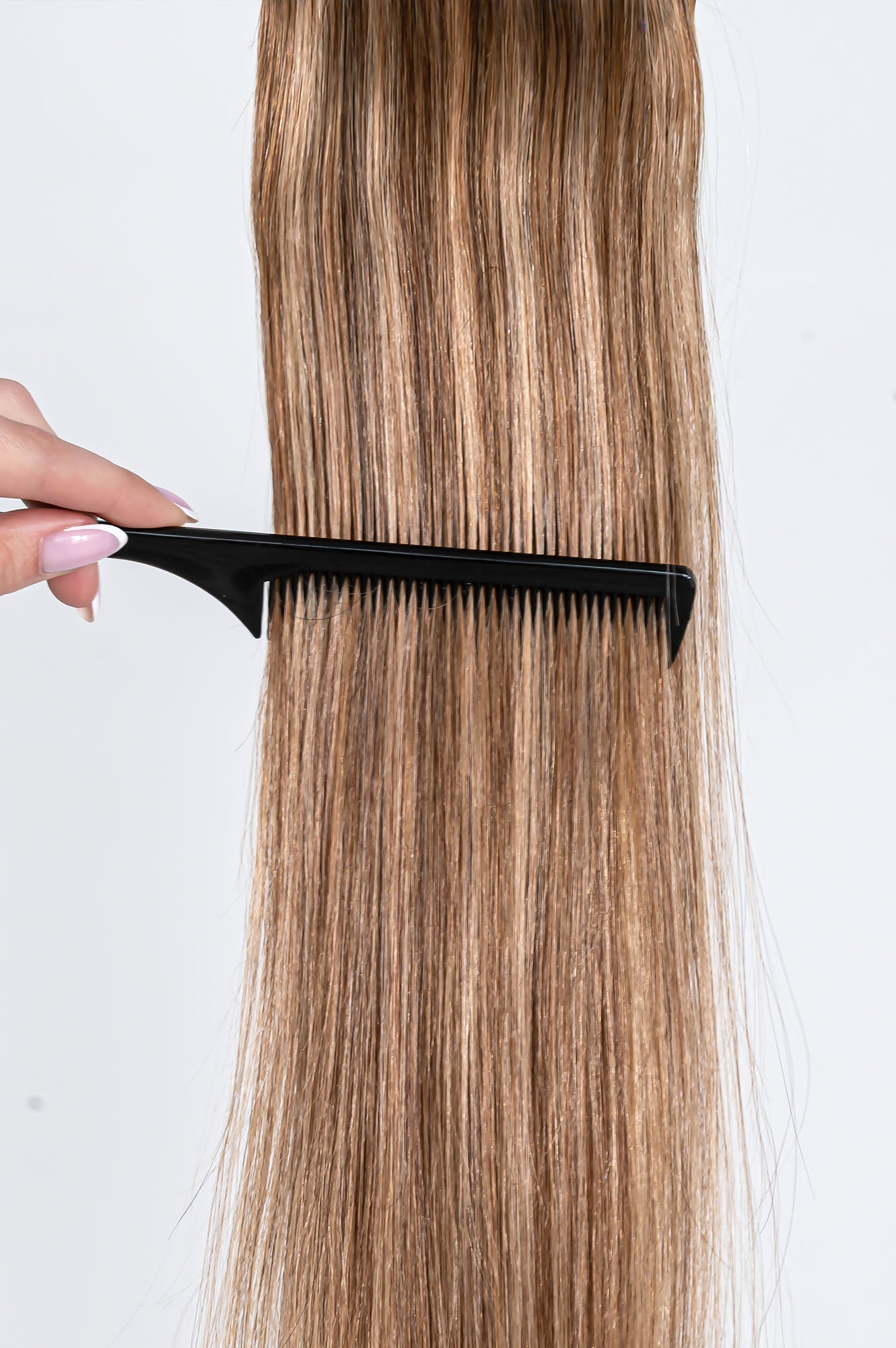 Natūralių plaukų prisegama uodega – kasa, 40 cm, 65 g