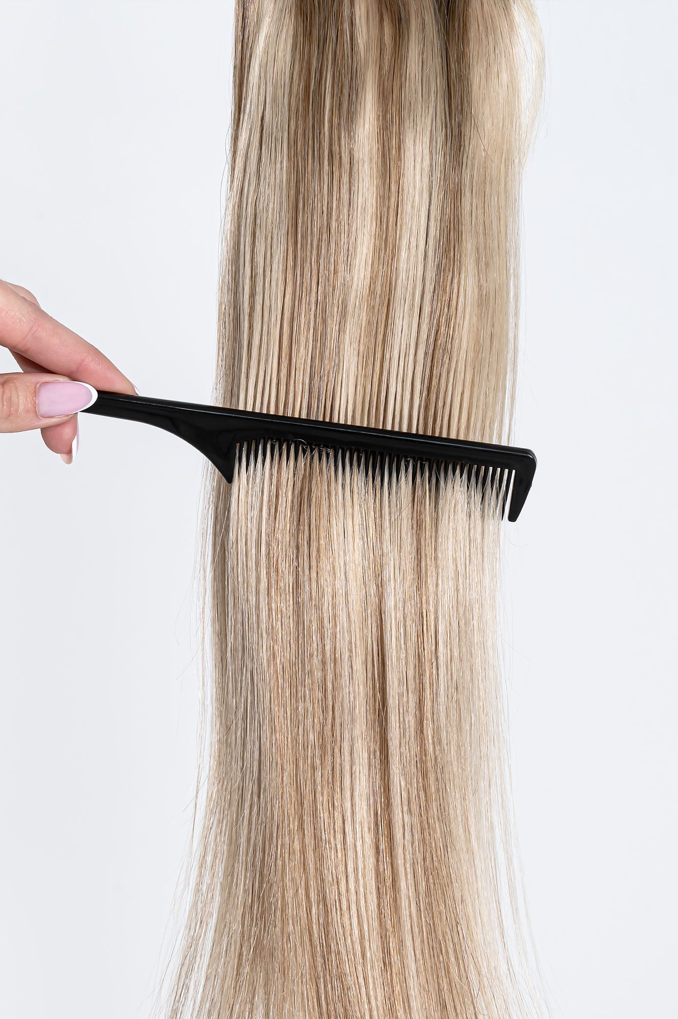 Natūralių plaukų prisegama uodega – kasa, 40 cm, 65 g