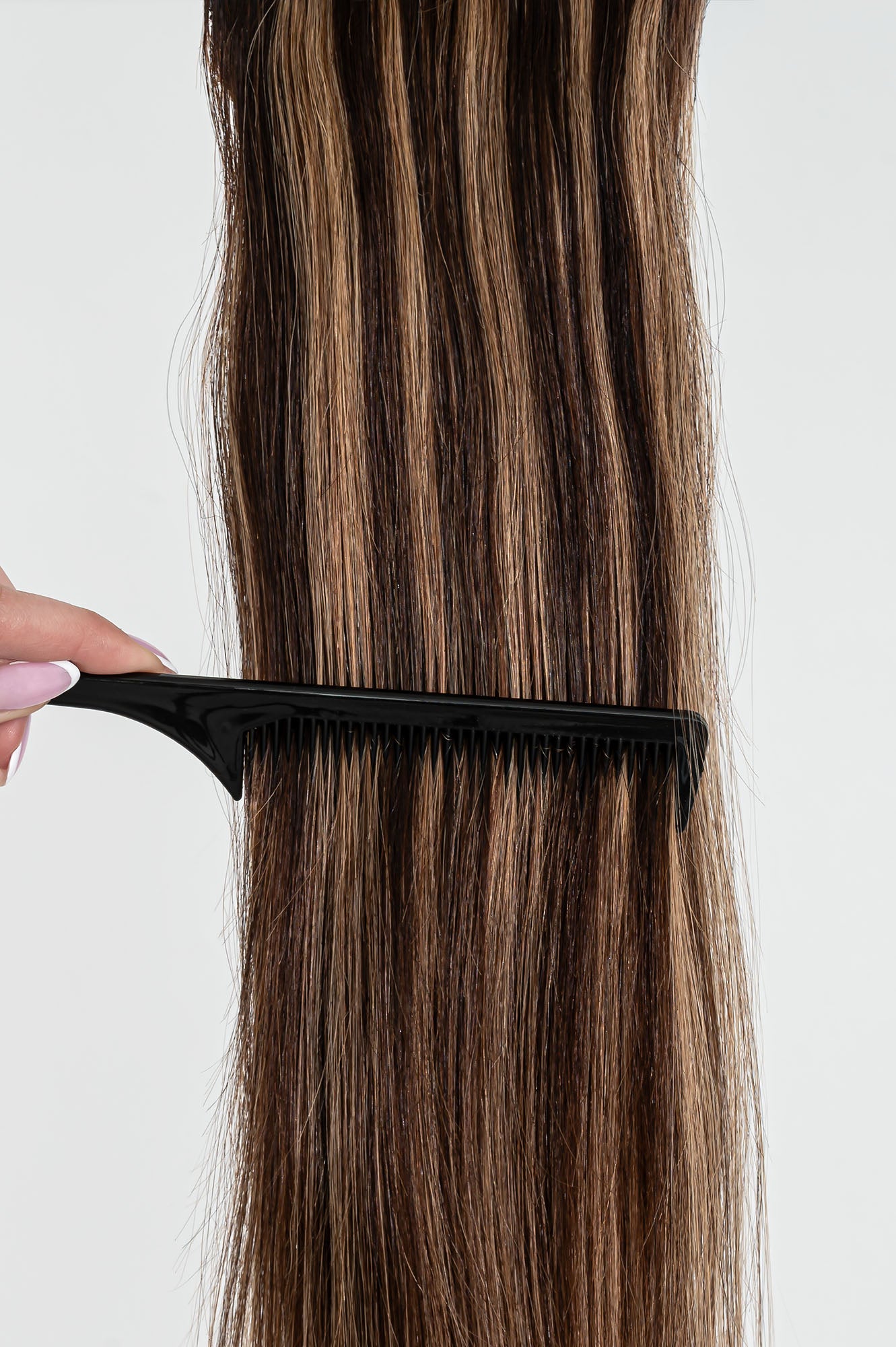 Natūralių plaukų prisegama uodega – kasa, 40 cm, 65 g