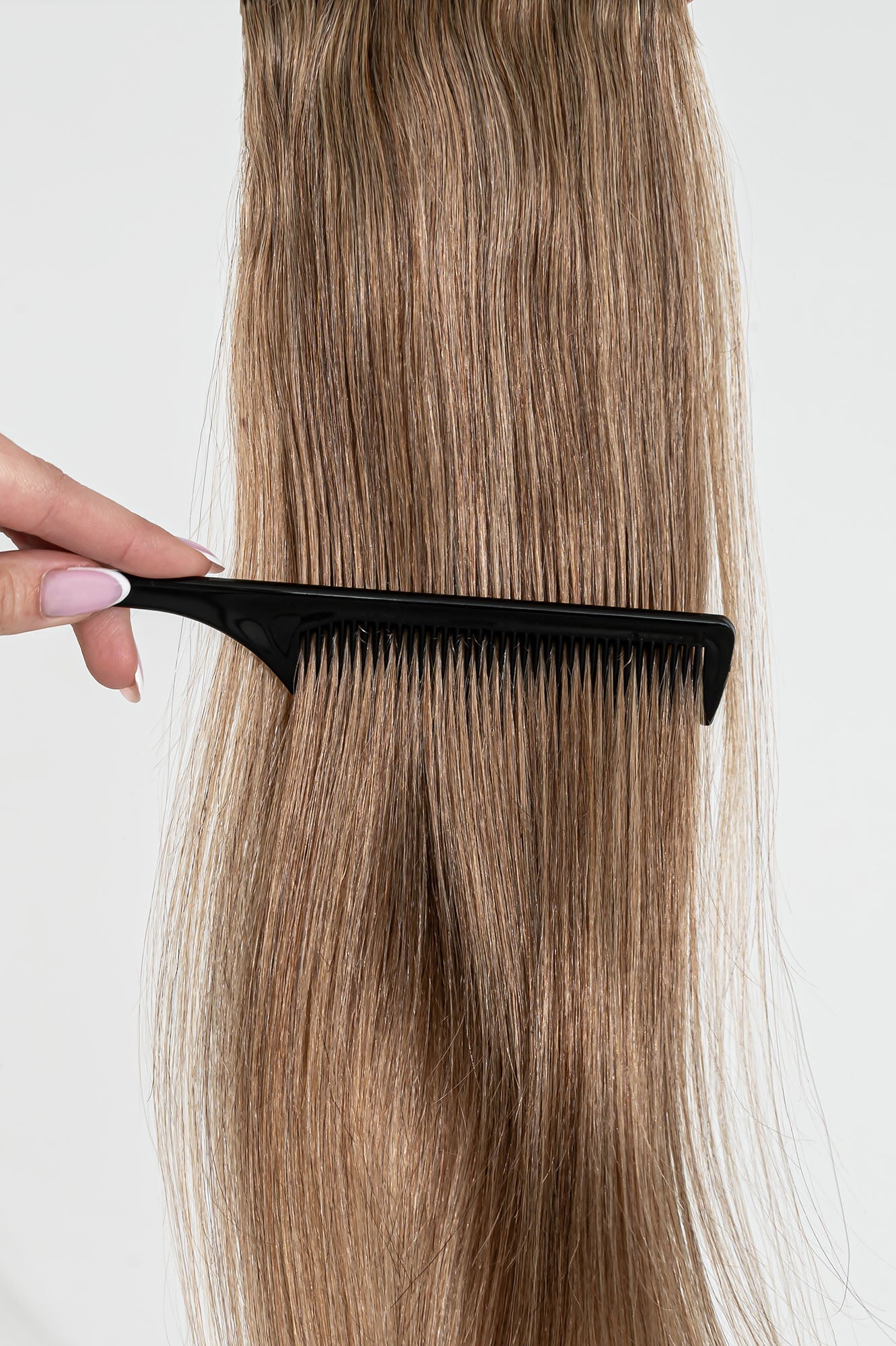 Natūralių plaukų prisegama uodega – kasa, 40 cm, 65 g