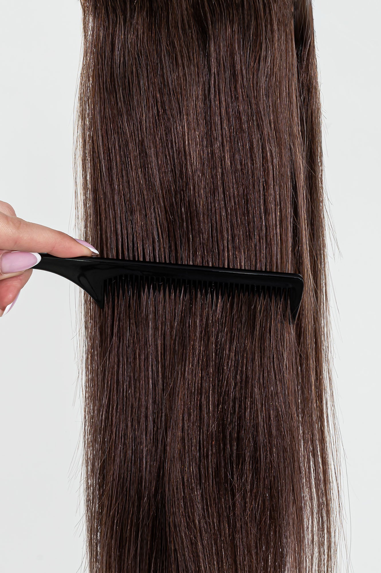 Natūralių plaukų prisegama uodega – kasa, 40 cm, 65 g