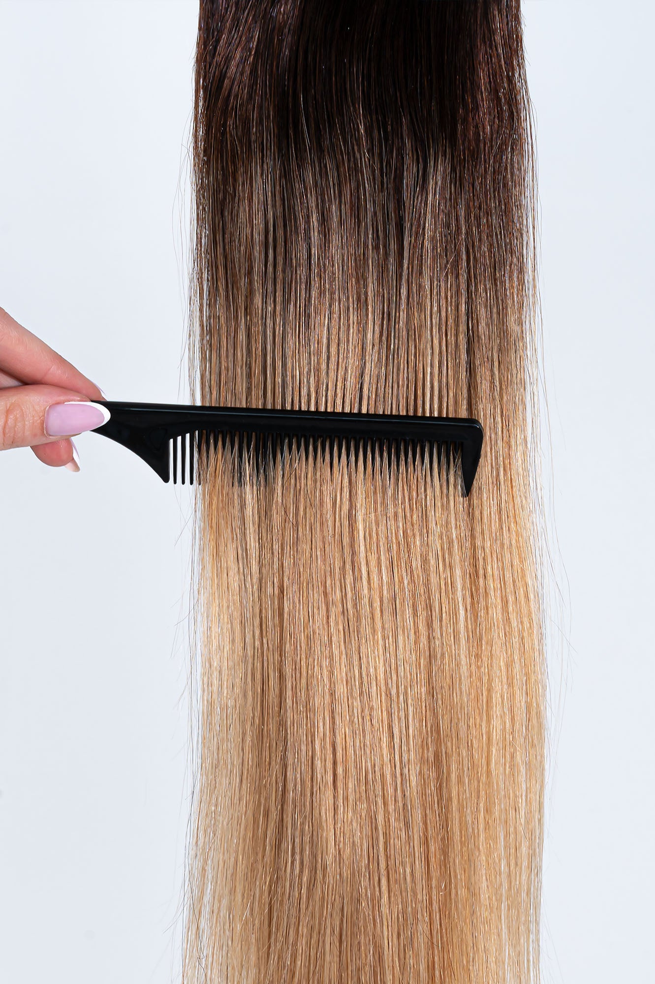 Natūralių plaukų prisegama uodega – kasa, 40 cm, 65 g